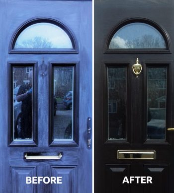 revive a composite front door with Polytrol