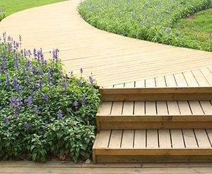 Antislip in Light Oak applied to stairs