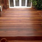 Garden decking finished with Textrol