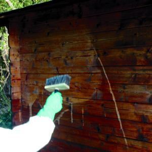 Application of Net-Trol on shed