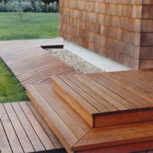 Textrol applied to decking