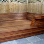 Textrol HES used on decking seating