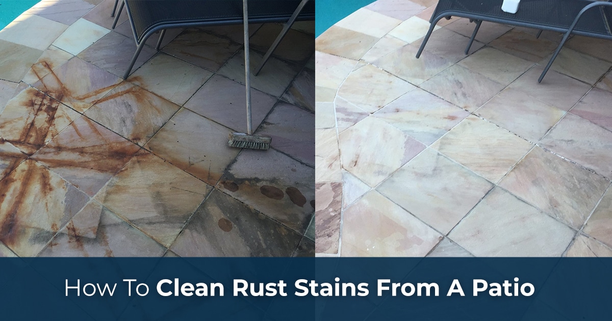 How To Clean Rust Stains From A Patio Owatrol Ireland - What Cleans Rust Off Patio