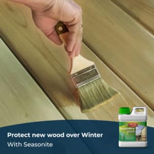 Protect new wood with Seasonite