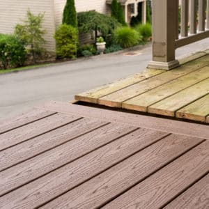 hardwood decking vs composite wood decking