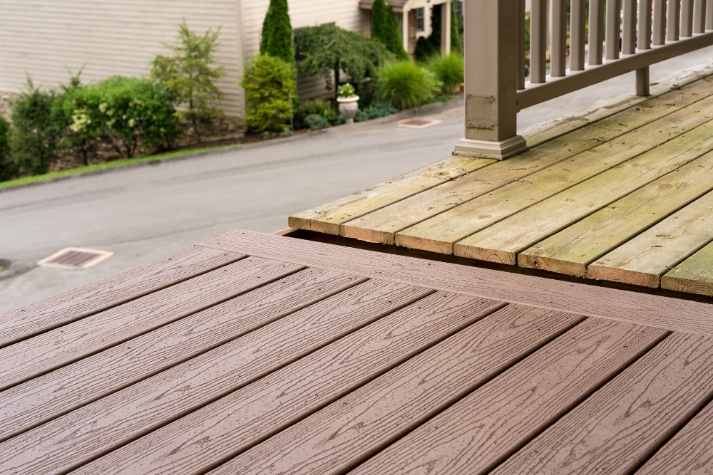 hardwood decking vs composite wood decking