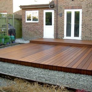 Deks Olje D1 applied to garden deck